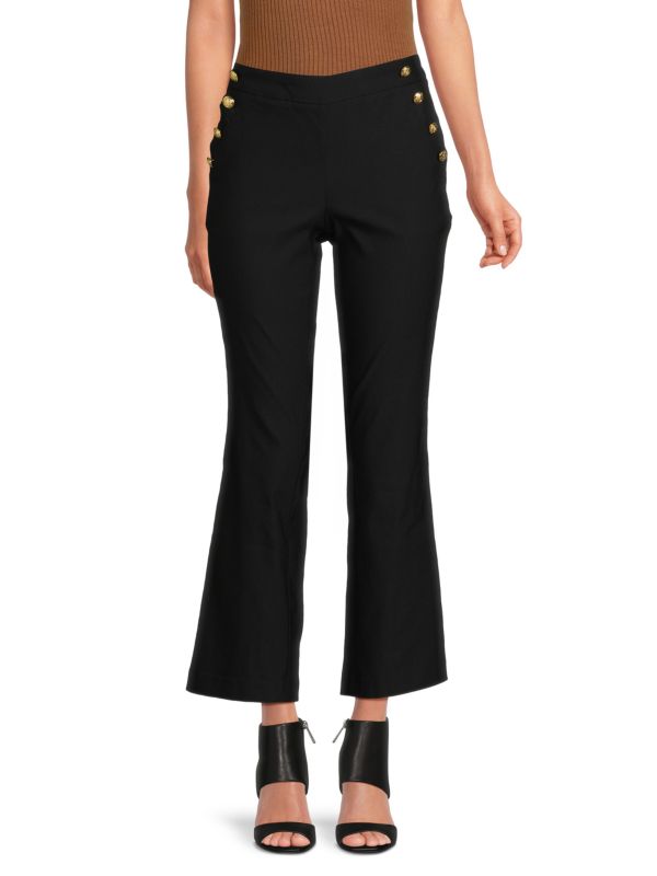 NANETTE nanette lepore Button Ankle flare Pants